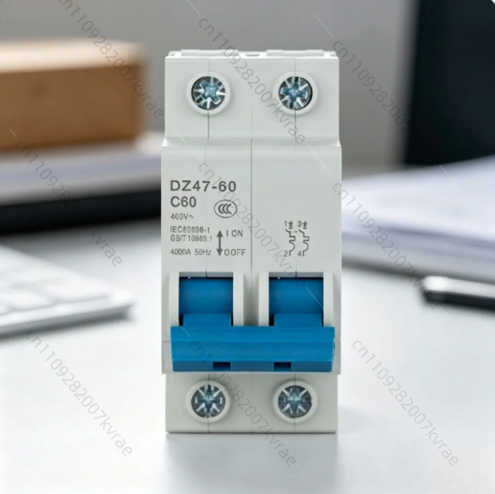 dz47-60-ac230-400v-2p-ミニチュアサーキットブレーカー-c2a-60a-2極ブレーカー