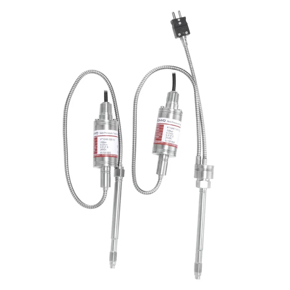Temperature and Pressure Transmitter, Stainless Steel IP68 Protection ATEX Certified Explosion-proof PT124G-125 0.5% FS