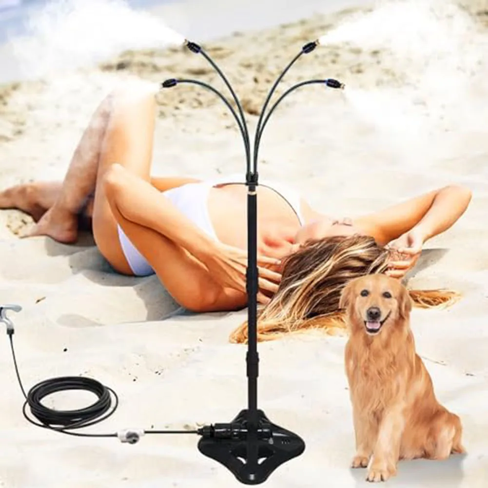 Standing Misting Cooling System: Adjustable Height & Direction For Ultimate Gardening Tools Replacement Garden Power Tool
