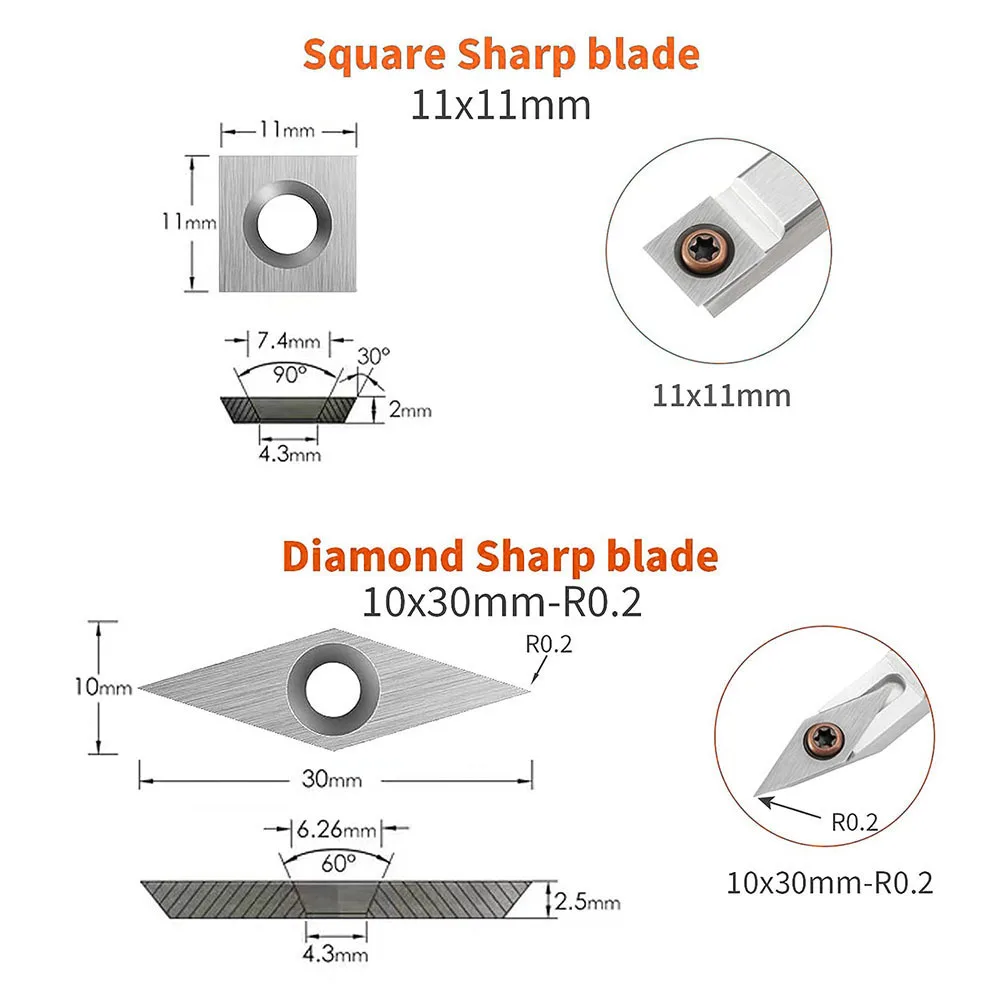 Considerate Combination Kit Tungsten Carbide Cutters Carbide Cutting Blades Hollowing Out Long-term Use Not Easy To Break