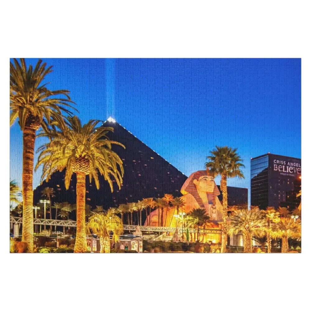 

Luxor Pyramid and Sphinx Of Giza, Las Vegas Jigsaw Puzzle Scale Motors Personalised Jigsaw Puzzle