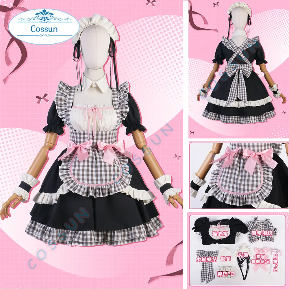 

Kitagawa Marin Maid Dress Anime My Dress-Up Darling Cosplay Costume Women Cute Party Suit Halloween Carnival Uniform