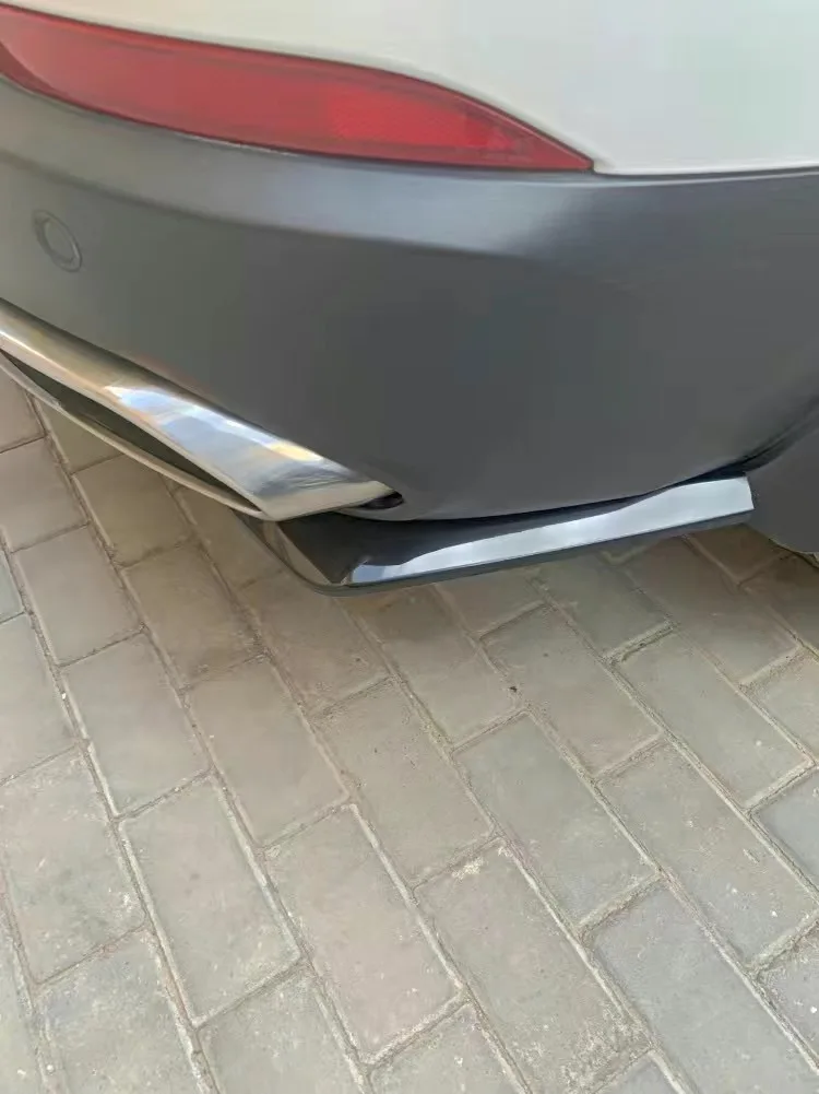 2 قطعة شفة مصد خلفي الناشر الفاصل Canard المفسد طقم الجسم حماية لسيارات BMW F30 F31 F32 F33 F22 2000-2022 اكسسوارات السيارات