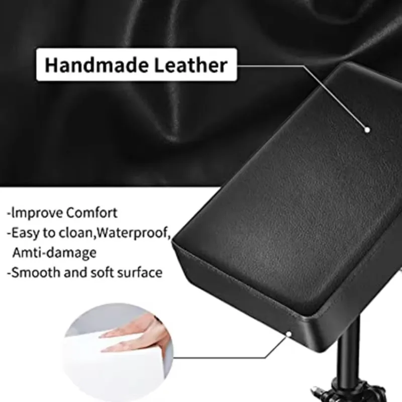 Adjustable Arm Rest Stand for Tattoo with Thickened Panel 36cm*70cm Support Frame Adjustable Height 60-110cm