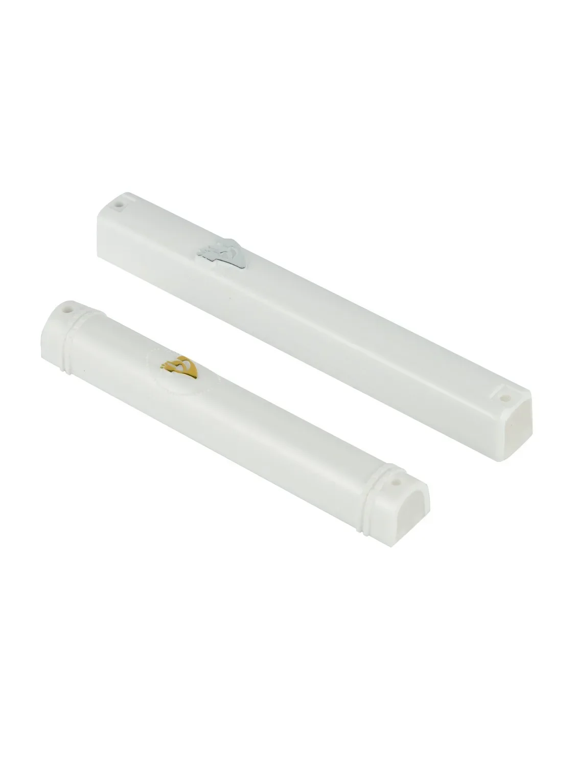 Boîtier Mezuzah en plastique blanc hermétique-joint hermétique pour tiges de porte et voitures, support en marbre ABS pour parchemin Mezuzah casher
