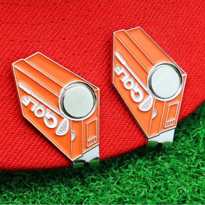 Ideas To DIY Cap New Golf Accessory Metal Magnetic Hat Clip Painted Decorative Badge Marker