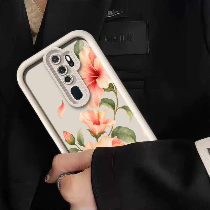 Two Pink Lilies Pattern Case For Moto Edge 60 50 70 Pro Fusion 40 Neo Ultra G Play 2025 2026 2023 Soft Drop Resistant Cover Etui - view 3