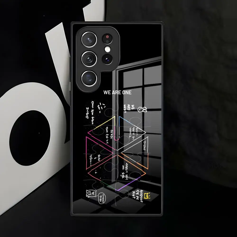 Kpop Group A-EXO-O Phone Case For Samsung S26 S25 Edge S24 S23 S22 Ultra Plus Fe A57 A37 A17 A27 5G Glass Cover