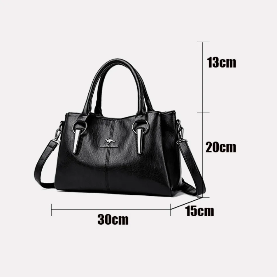 High-quality Soft Leather Luxury Handbags Women Bags Designer High-capacity Ladies Crossbody Hand Bags for Women 2024 Sac A Main