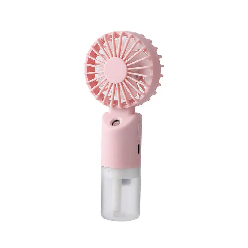 Handheld Mini Spray Fan Portable Air Humidification Water Mist Fan and Hydration Rechargeable 500mAh Student Desktop Dormitory