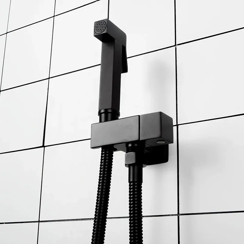 

Матовый черный/хромированный/золотой/серый/розовое золото смеситель для биде из латуни, распылитель для биде (шаттаф)