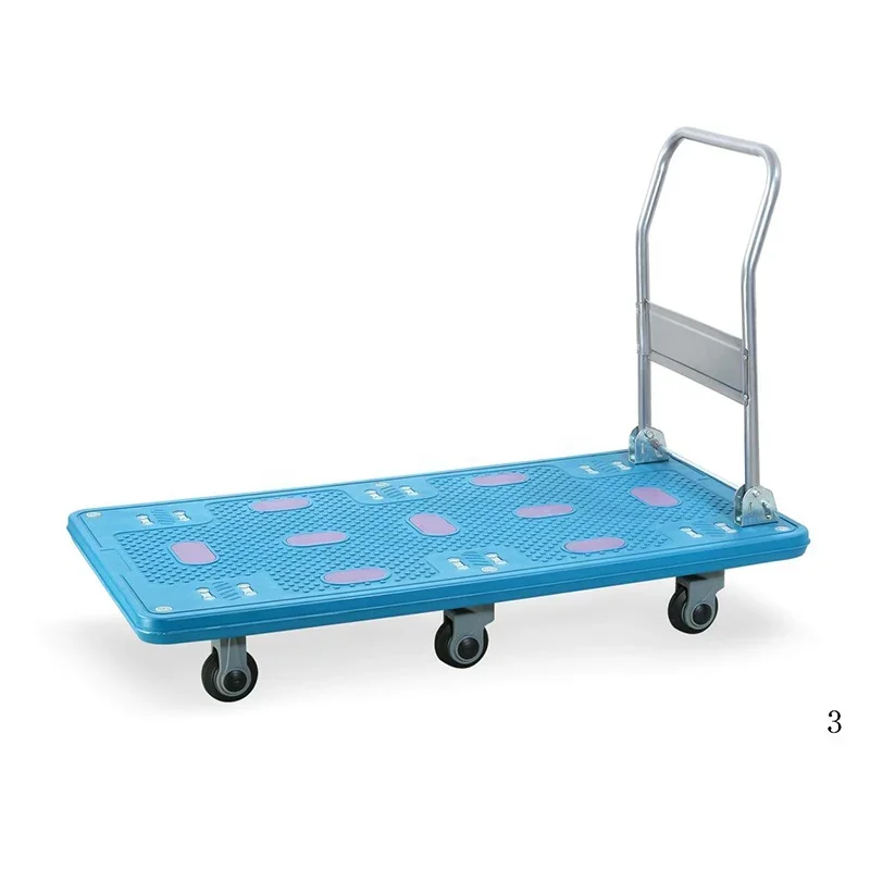 HDPE board portable folding mobile folding trolley folding platform trolley