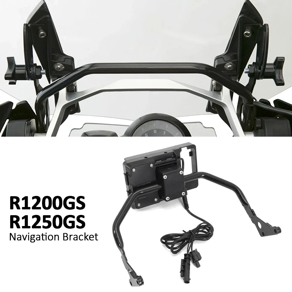 

Motorcycle GPS Navigation Handlebar Bracket Support 12mm Phone Holder Mount For BMW R1200GS R1250GS Adventure R 1200 1250 GS