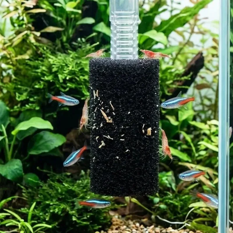 50/5x Pre Filter Sponge Aquarium Fish Tank Inflow Inlet Filter Foam Roll Leach Sponge Tool for Prevent Fish Shrimp Being Sucked