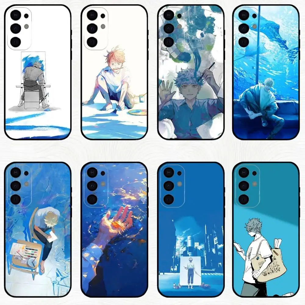 حافظة هاتف Yatora Yaguchi Blue Period لهاتف سامسونج S25، S24، S23، S22، S21، S20، Plus، Fe، Lite، غطاء أسود آخر #1