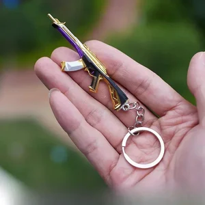 Metal Valoant Play Keychain Set, Refaver Kambit Knife, Metal Sword, Weapon Model, Pendant Gifts Toys 6 Main Mini Sword Sales - №6