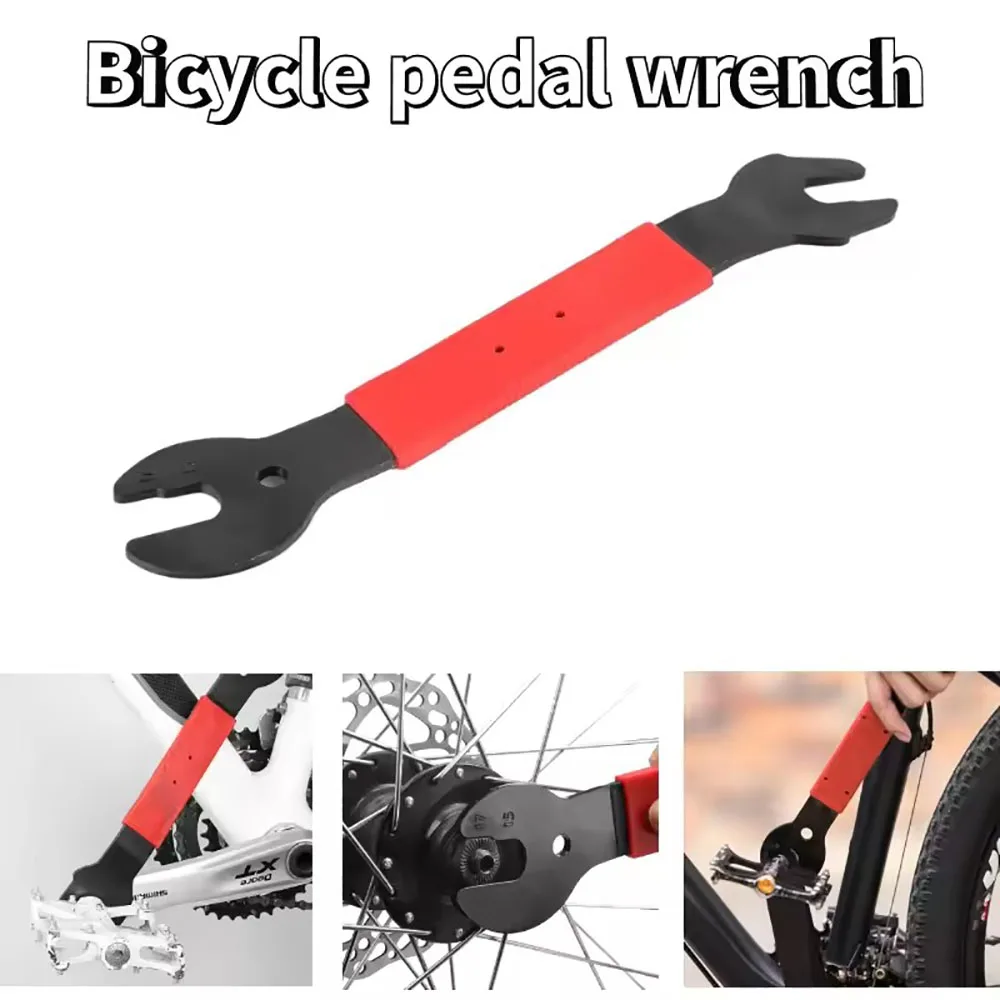 Fahrradpedal-Demontageschlüssel, 15/16/17 mm Mountainbike-Pedalschlüssel, Spezielles Werkzeug zum Ausbau von Fahrradpedalnaben