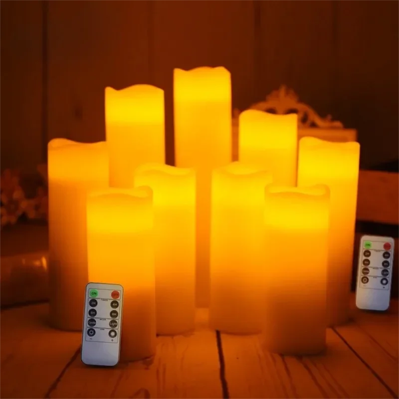 9Pack Led Flameless Candles  H 5.6