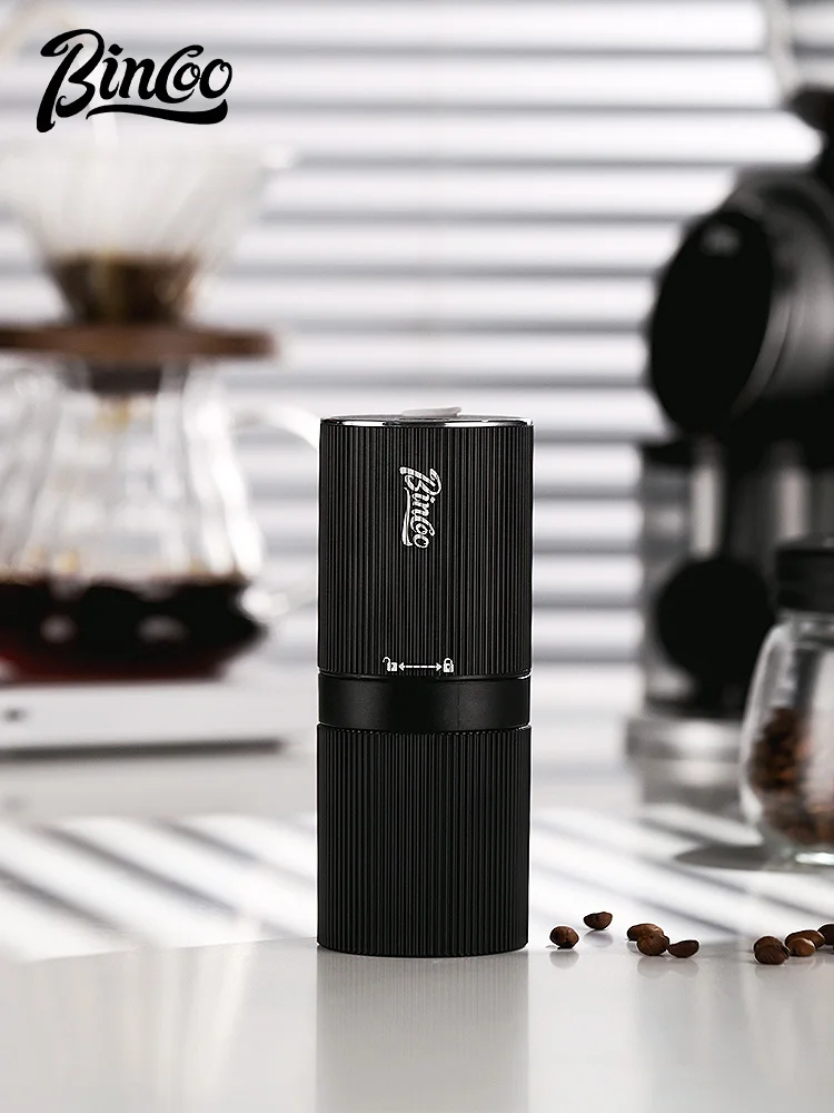 Bincoo Electric Bean Coffee Grinder Espresso Coffee Grinder Portable Small Hand-Brewed Coffee Bean Coffee Grinder Household Automatic Coffee Bean Coffee Grinder Appliance