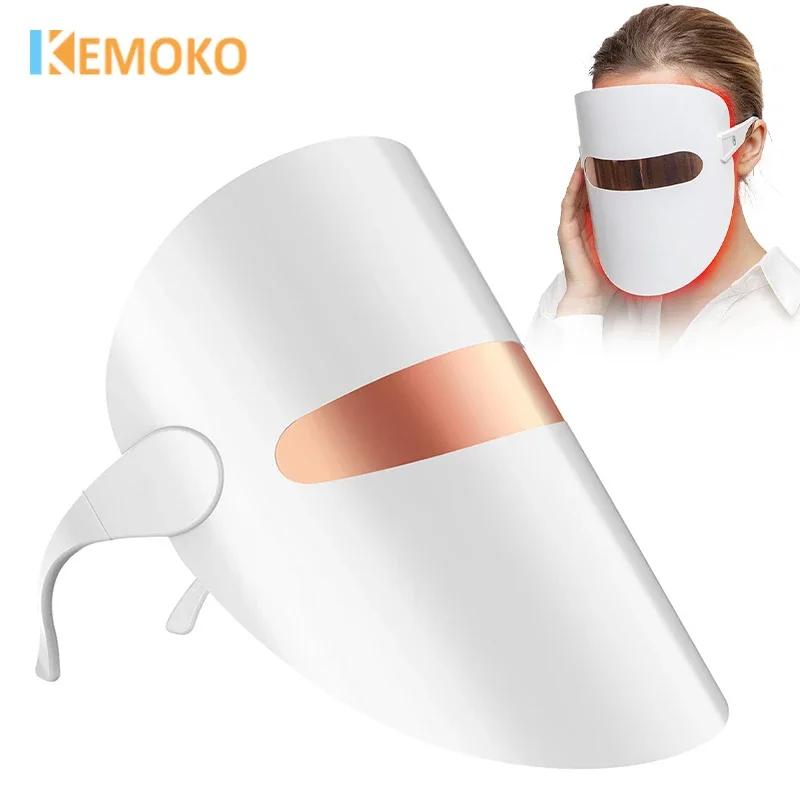 

Facial LED Mask 3 Colors LED Photon Therapy Beauty Mask Skin Rejuvenation Home Face Lifting Whitening Beauty Device Skin Care