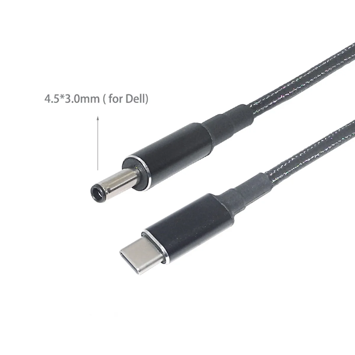 Cable de carga rápida USB tipo C, 10 unids/lote, 100W, para Dell Inspiron 11 13 14 15 3000-7000 Series Vostro 5501 5502 5401 5402 USB-C to