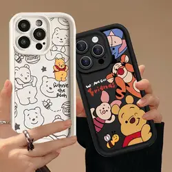 Disney Winnie Pooh Case for Infinix Note 40 12 G96 Zero 30 Hot 40i 30i 20 Play Smart 8 Tecno Spark 10C 20C Camon 30 20 GT 10 Pro