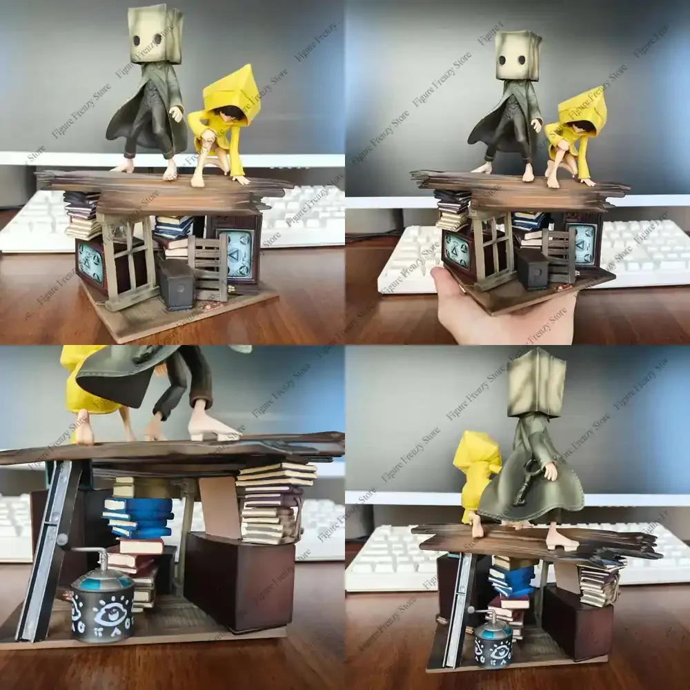 

Special Offer New 22CM Little Nightmares Six and Mono PVC Figure Toy Collection Mol Statue Action Figure Desktop Ornament