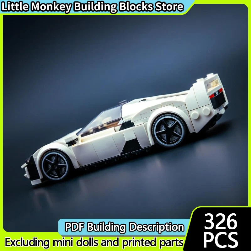 

Модель гоночного автомобиля MOC, конструктор из строительных блоков SC40, высококлассный спортивный автомобиль, модульная технология, детские праздничные подарки, игрушки для сборки, набор