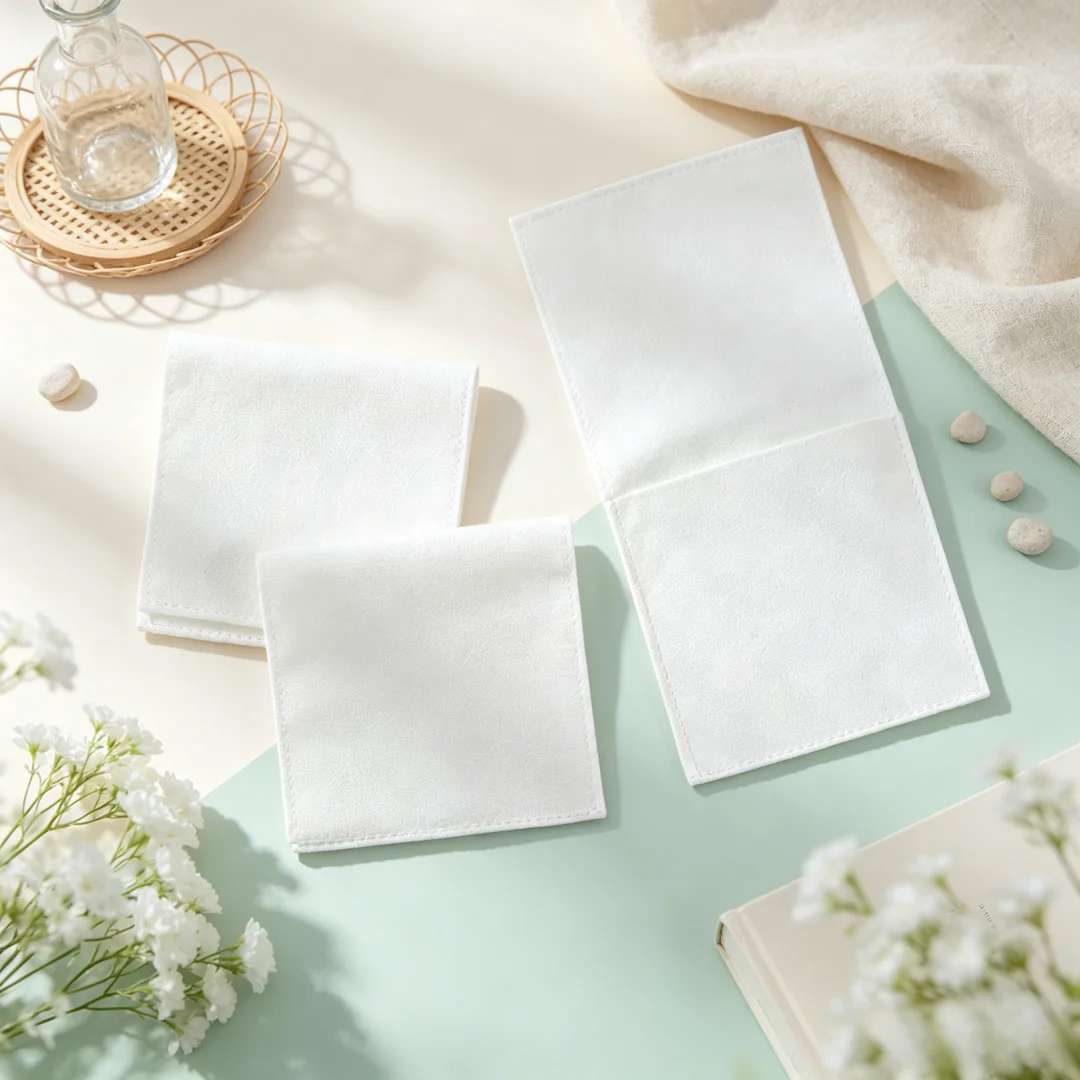 5 Stück weiche Mikrofaser-Schmuckaufbewahrungsbeutel im Umschlagstil für Ringe, kleine Ornamente für Hochzeits- und Partygeschenkverpackungen