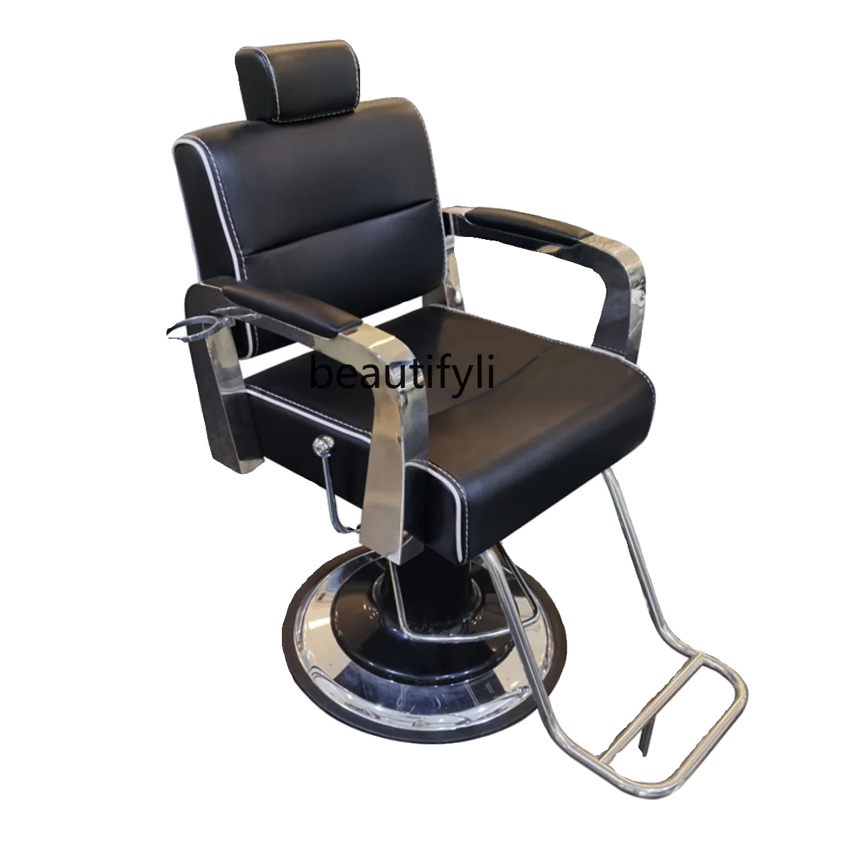 High-End Barber Shop Hair Cutting Chair for Hair Salon Beauty Salon Lifting Can Put down Barber Chair Hot Dyeing Chair