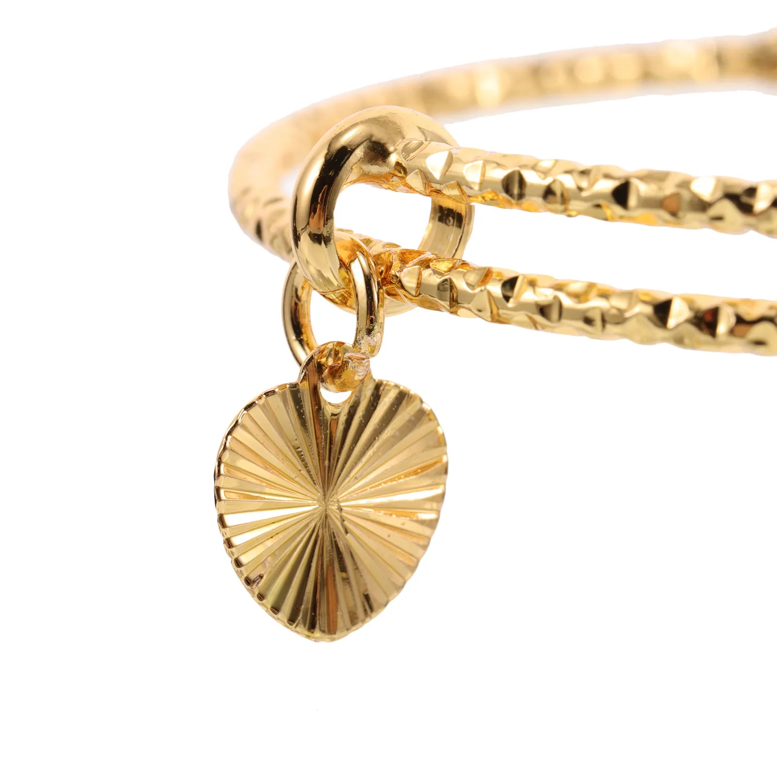 2Pcs Bangle Bracelet For Birthday Party Accessories Bracelet Golden Bangles Adjustable Push Pull