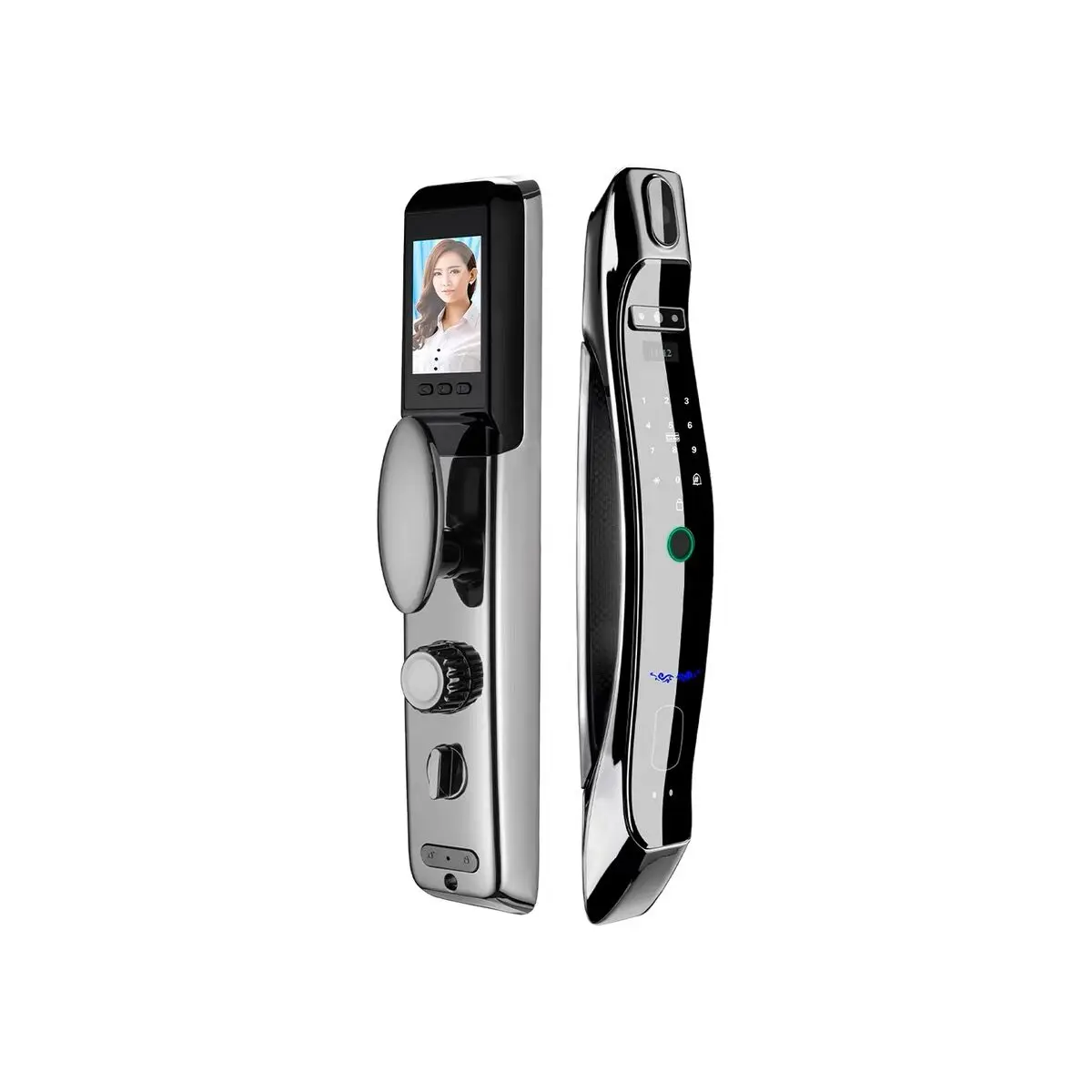 Factory Price Face ID S919-2MAX Digital HD Camera Lock Fingerprint Wifi App Code Remote Control Door Lock