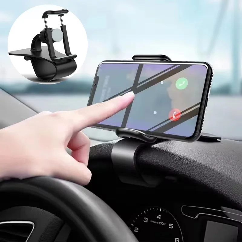 

Dashboard Car Mobile Phone Clip Car Smart Phone Holder 360 Degree Rotation GPS Navigation Bracket Mobile Phone Stand For iPhone