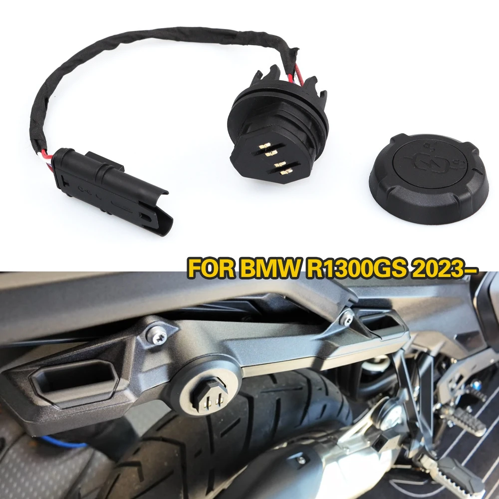 New For BMW R1300GS GS1300 R 1300 GS 2023- Motorcycle Accessories Rear Luggage Rack With USB Interface