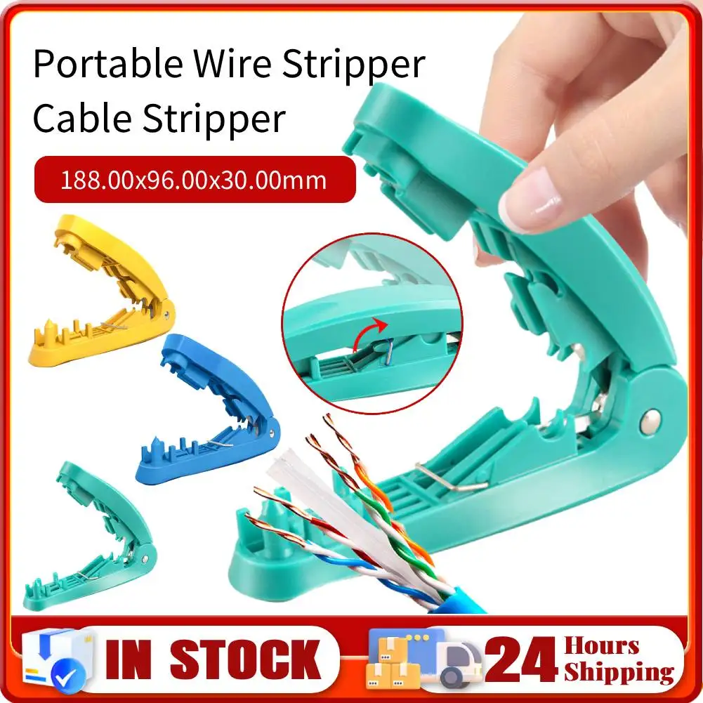 

Портативный инструмент для зачистки проводов с функцией резки, зачистки, разпутывания и выпрямления кабеля, для сетевого провода и кабеля