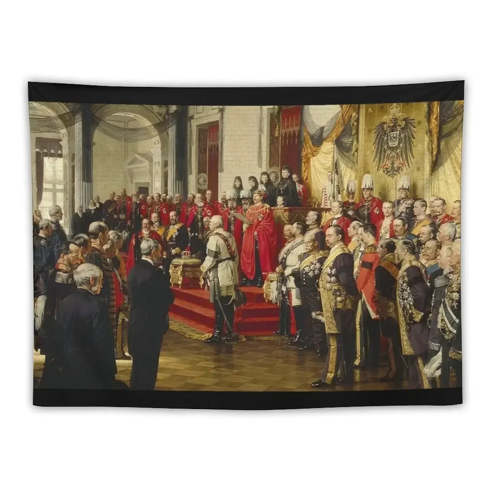 

Kaiser Wilhelm II at Opening of Parliament 1888 Tapestry Bedroom Decor Wall Decorations Wallpaper Bedroom Tapestry