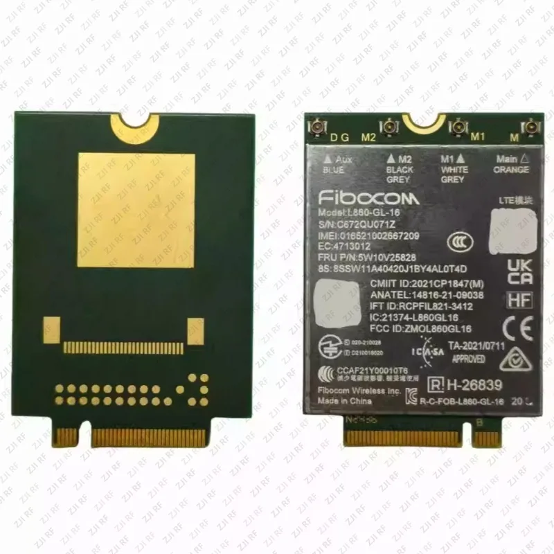

Модуль Fibocom L860-GL L860-GL-16 XMM 7560R+4G LTE FRU 5W10V25833 для Thinkpad L13 Gen3