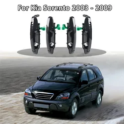 Exterior Door Handles For Kia Sorento 2003 - 2009 Replaces 82650-3E000 81158 81155 Front Rear Left & Right Outside Door Handles