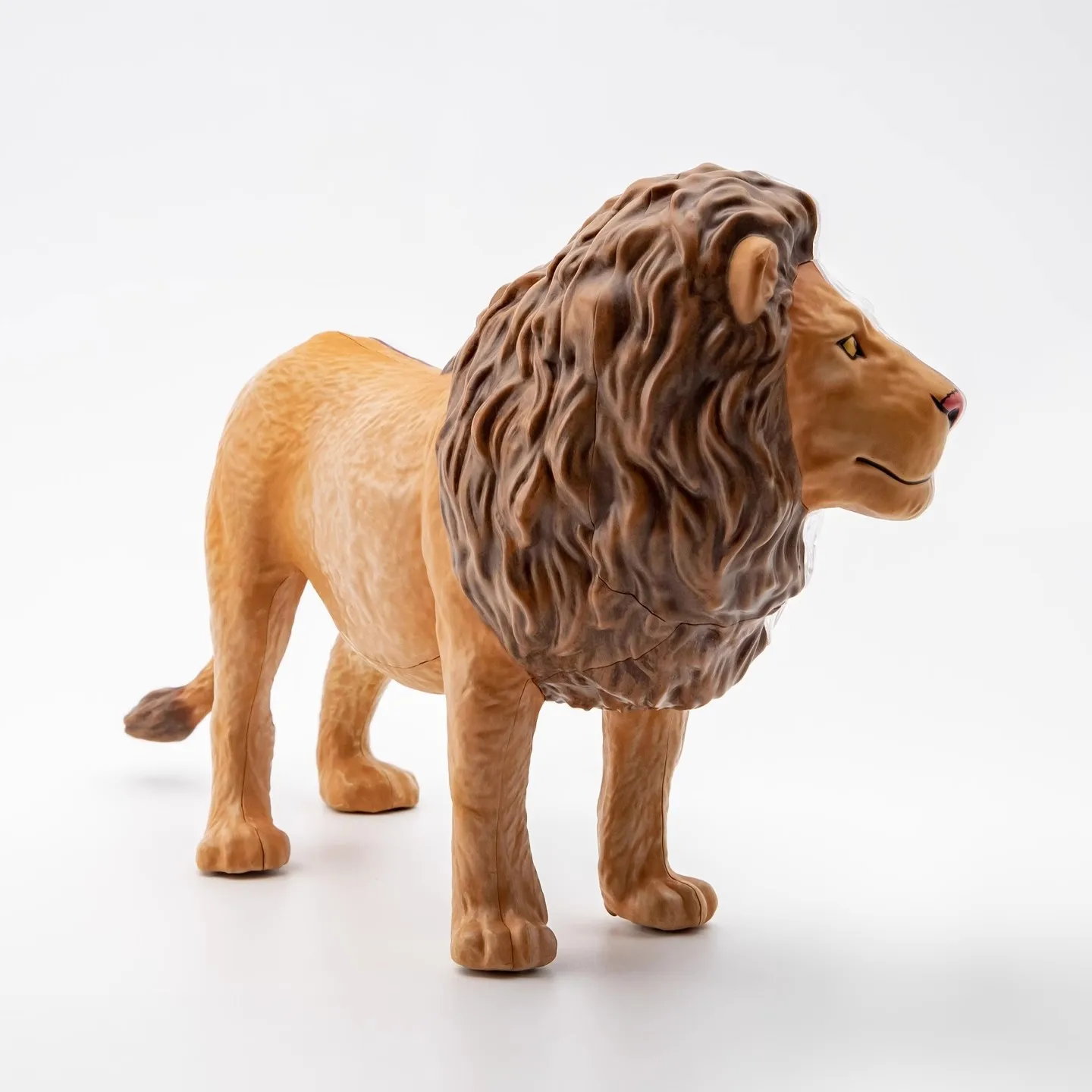 4D رؤية الأسد تشريح نموذج محاكاة واقعية الحيوانات البرية البلاستيكية نموذج لغز تجميع الأدوات التعليمية