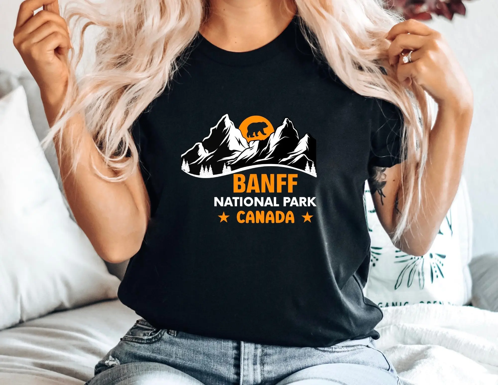 

National Park T Shirt Banff Souvenir Canada Nature Forest Outdoor Adventure