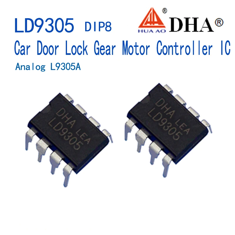 LD9305 L9305A Automotive Car Door Lock Gear Motor Controller ASIC DIP8