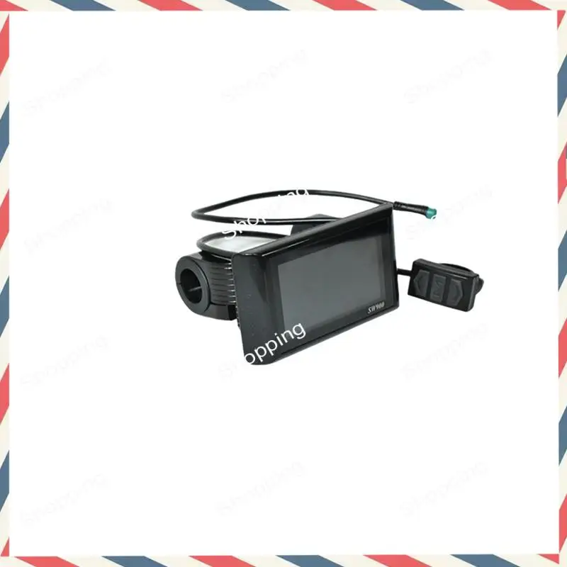 

A44M SW900 Color Screen LCD Display Control 24/36/48/60/72V Speedometer Wired Waterproof Plug Bicycle Accessories