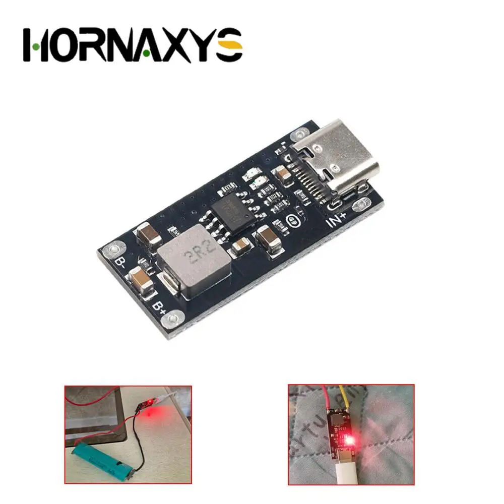 5/10PCS Type-C USB Input High Current 3A Polymer Ternary Lithium Battery Quick Fast Charging Board IP2312 CC/CV Mode 5V To 4.2V