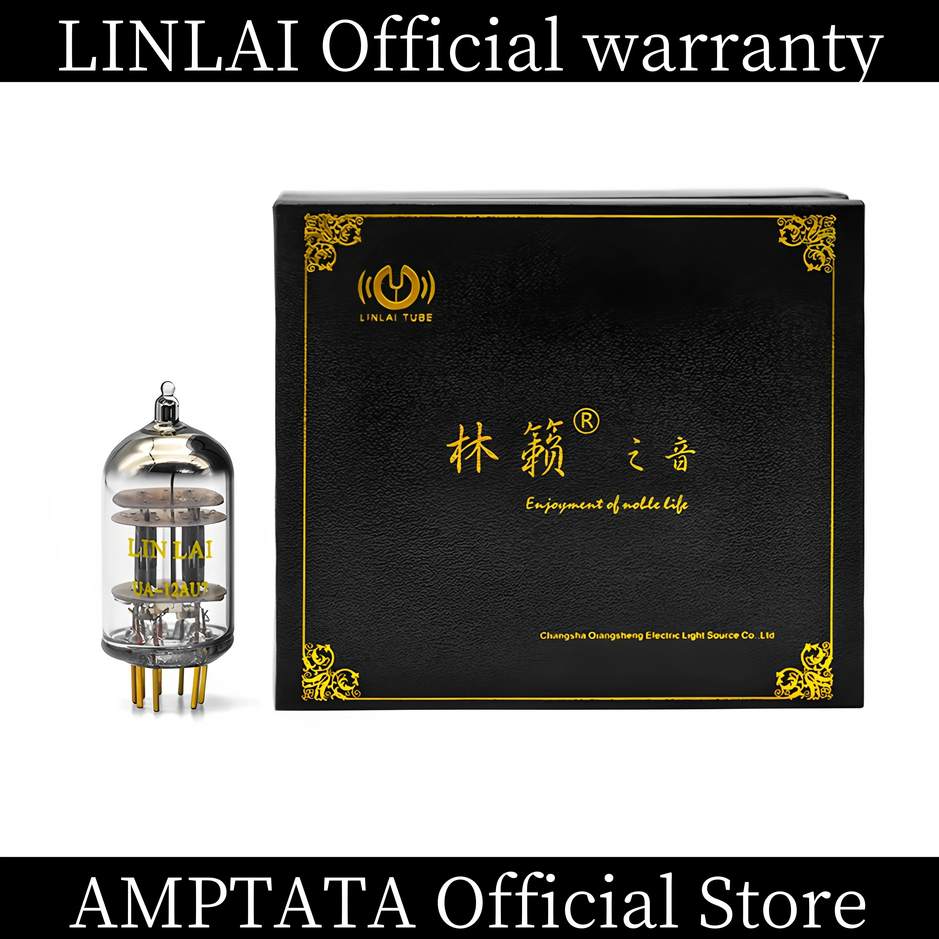 LinLai-ouro combinado áudio vácuo tubo Amp, par clássico, ECC82, 12AU7, perfeito HiFi