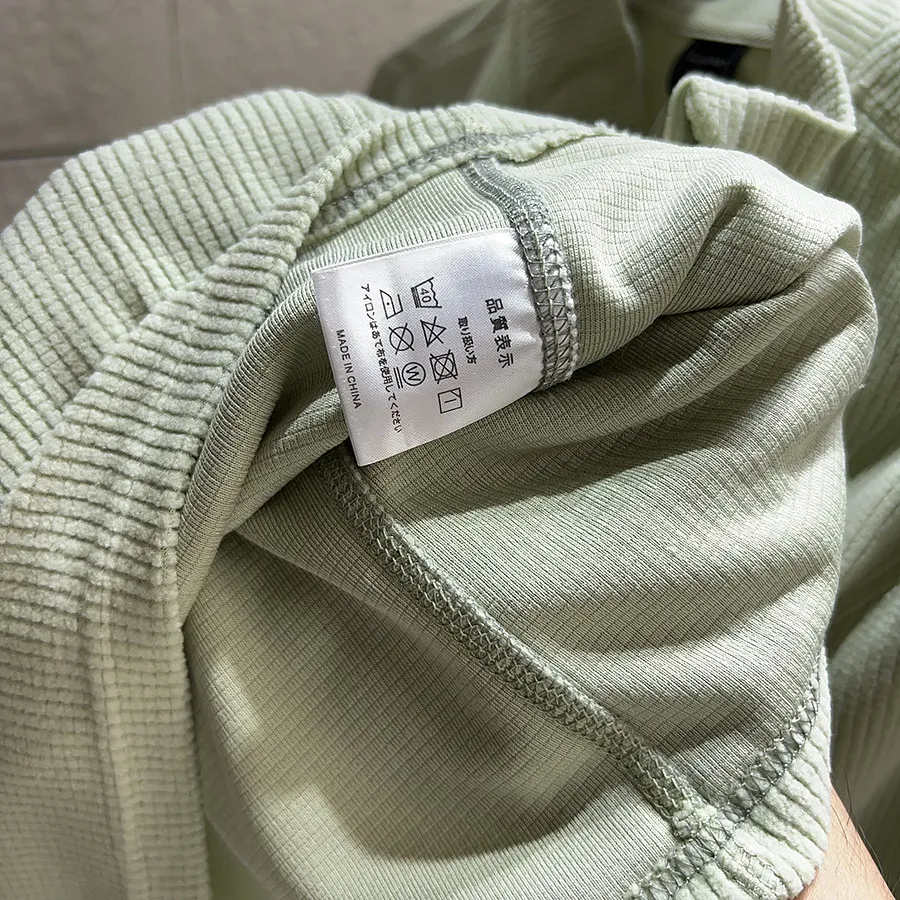 Unisex Outdoor Thermofleece-Pullover – Warmer Waffelstrick-Sweatshirt mit halbem Reißverschluss für Wandern & Camping – Detail 22
