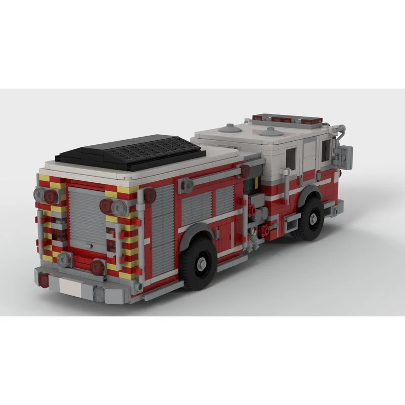 Building block MOC-116927 Pump truck Fire truck Pump truck Construction model 913PCS Children\'s birthday gift Christmas toy