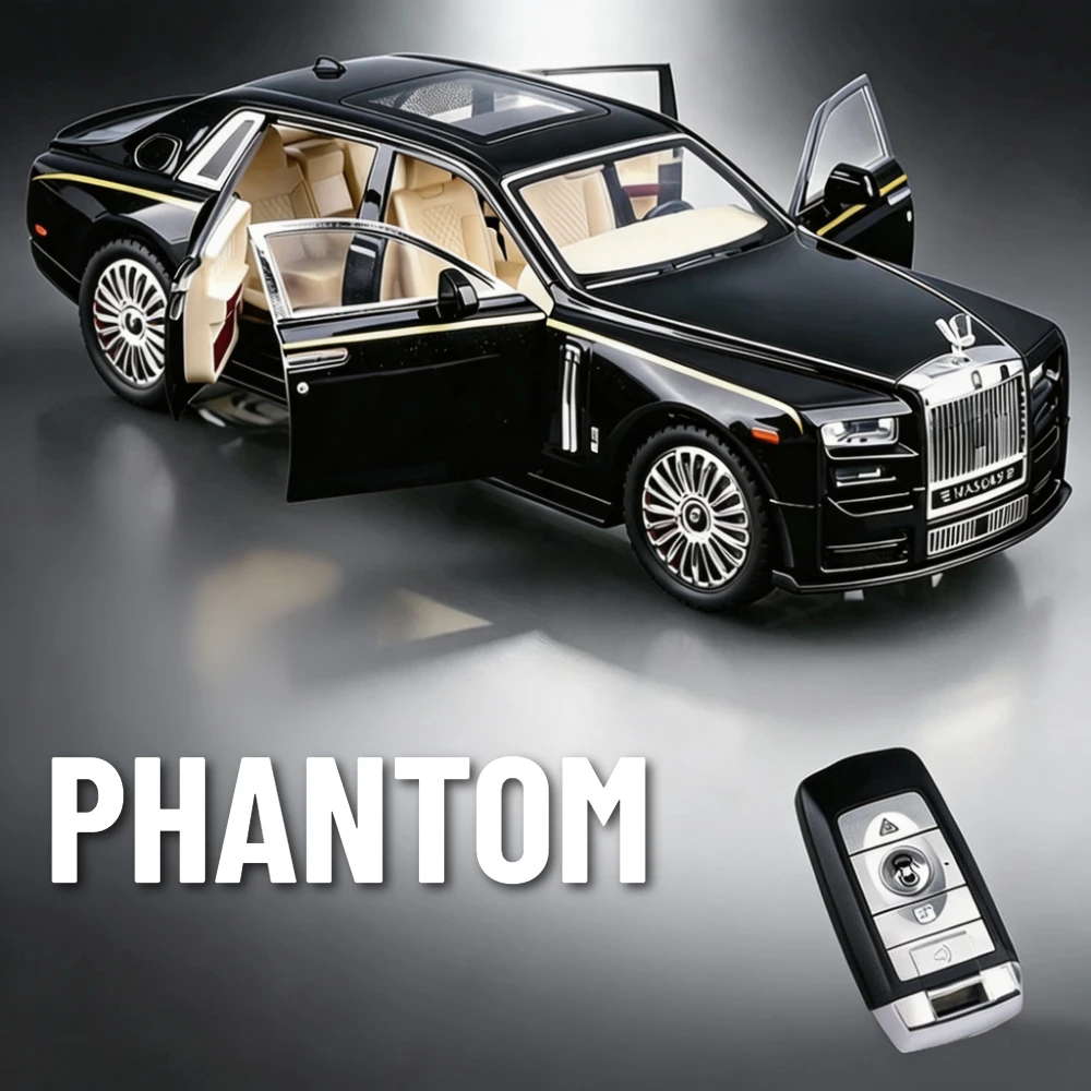 Voiture miniature Phantom LM300H à l'échelle 1:24, modèle de voiture télécommandée électrique avec portes électriques et amortisseurs, jouets pour l'éveil et l'apprentissage