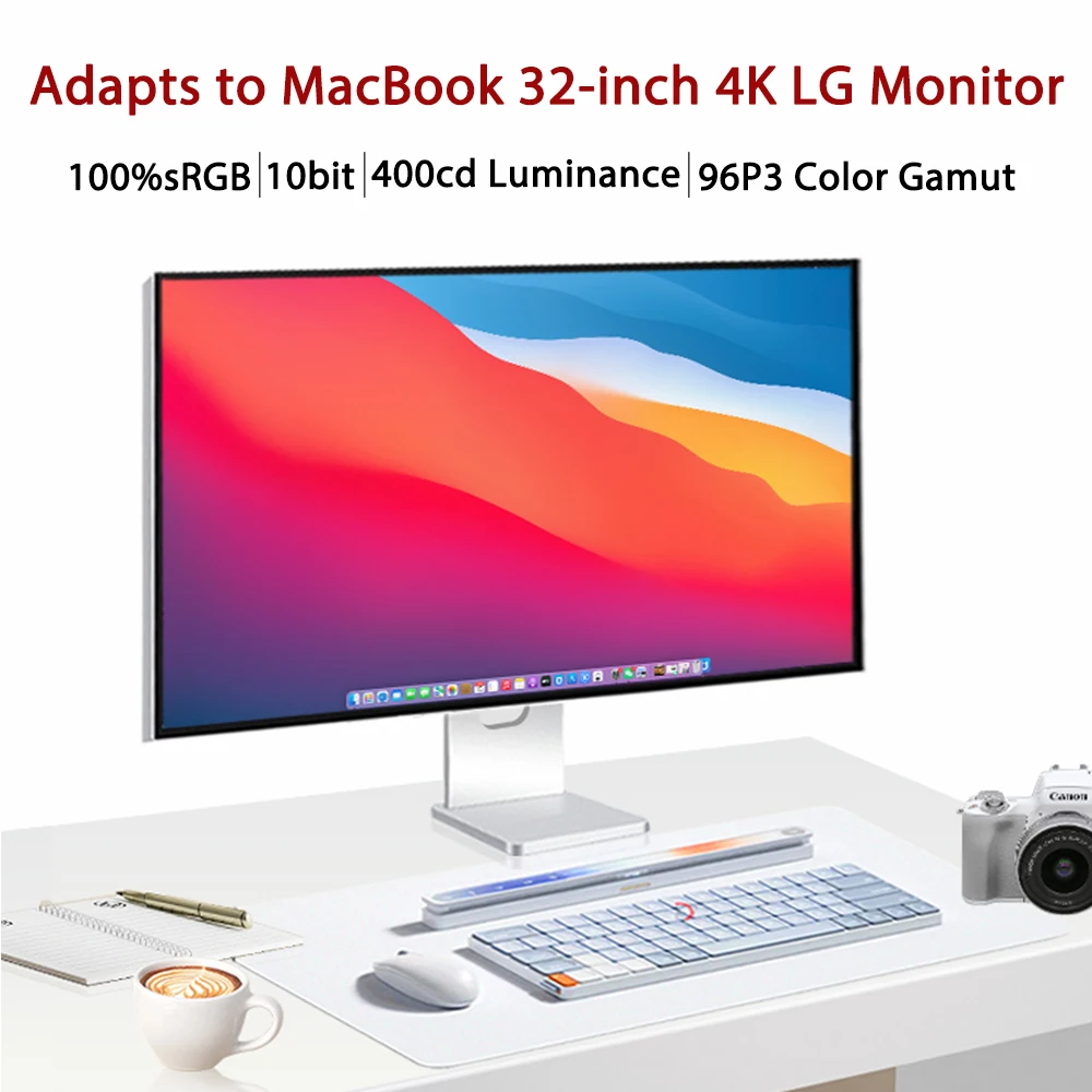 32-inch IPS Frameless HD HDR LED Monitor 60Hz 10bit Colour Designer Computer Desktop Gaming 4K LCD Monitors Display Screen