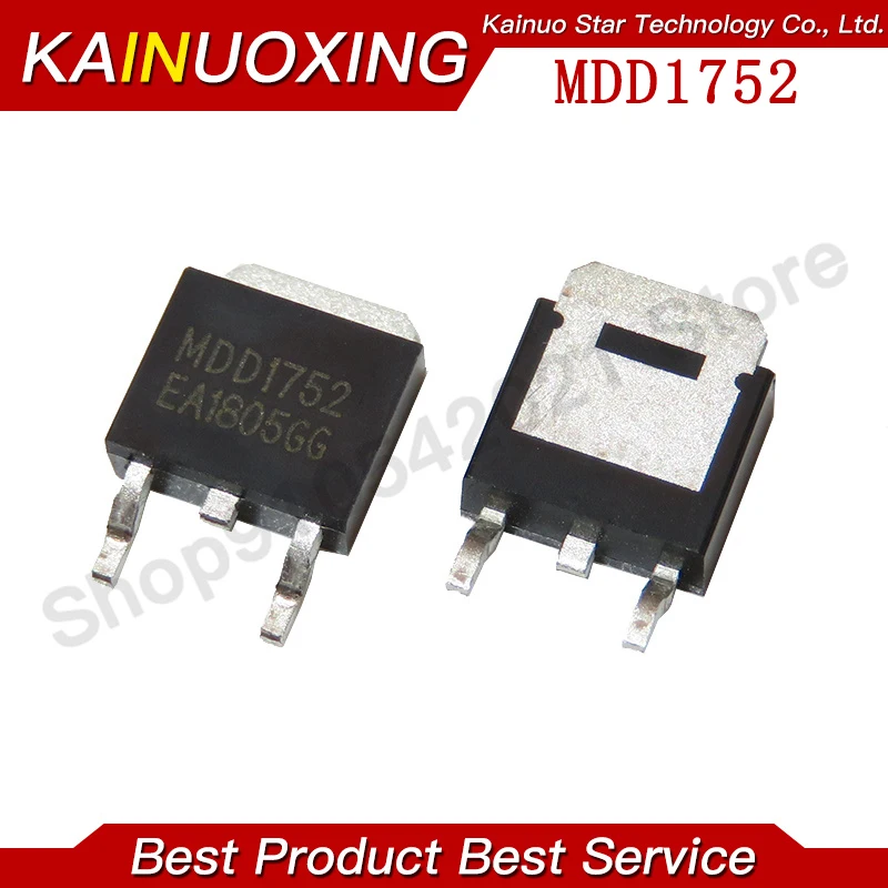 10pcs MDD70R900P 70R900P 70R900 700V 5A MDD5N40 5N40 400V 5A TO-252 MDD1752RH 40V 50A MOS field-effect transistor