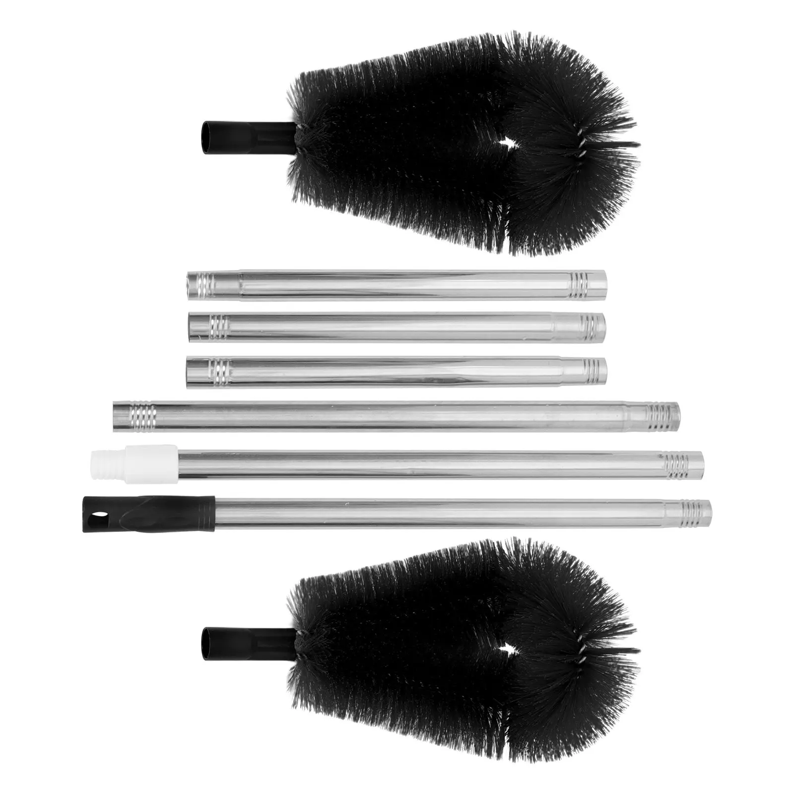 

Набор из 1 регулируемой щетки для чистки водостоков синего цвета, телескопическая метла с удлинительной ручкой для безопасного удаления мусора с кровли и водостоков